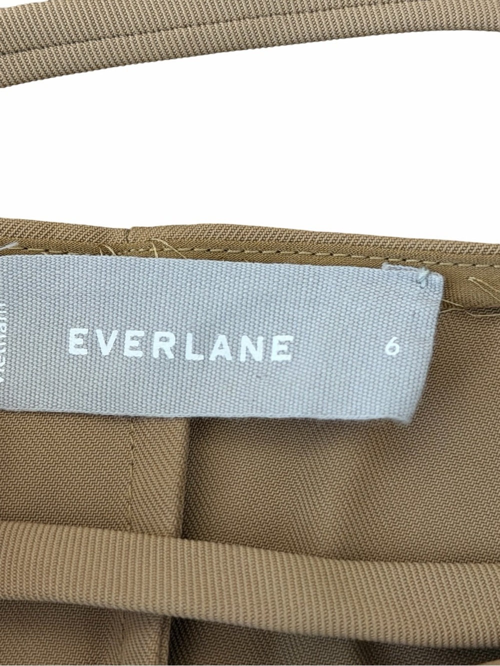 Everlane Taupe Slip Midi Dress Size 6 - Picture 4 of 10